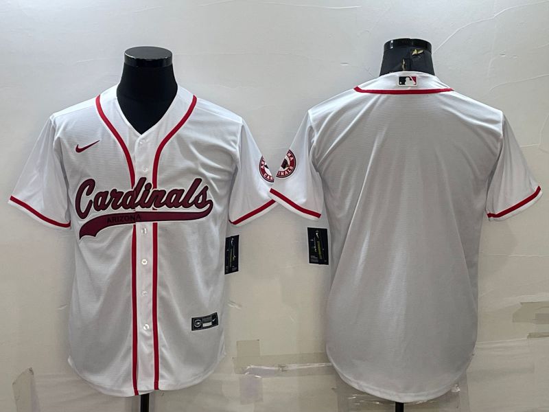Men Arizona Cardinals Blank White 2022 Nike Co branded NFL Jersey->tennessee titans->NFL Jersey